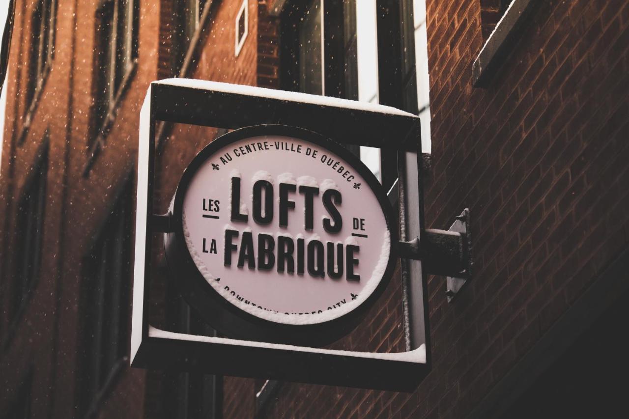 Les Lofts De La Fabrique By Les Lofts Vieux-Quebec Apartment Exterior foto